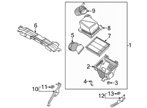 2022 Ford Maverick Air Intake Diagram 2