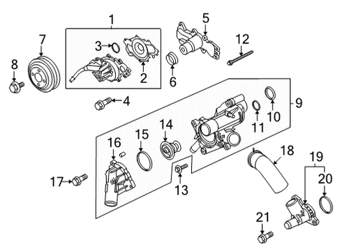 2021 Ford F-150 Water Pump Diagram 9