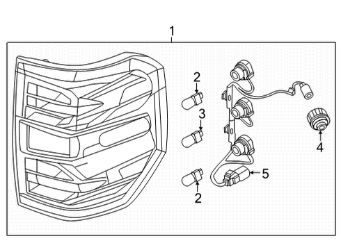 2023 Ford Maverick Bulbs Diagram 4