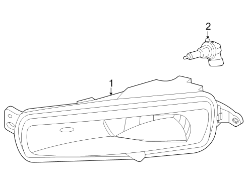 2022 Ford E-Transit Bulbs Diagram 3