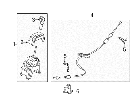 2020 Ford EcoSport Shifter Housing Diagram