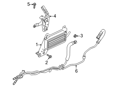 2021 Ford F-150 Oil Cooler Diagram 4