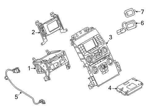 2019 Ford Police Interceptor Sedan Sound System Diagram 2