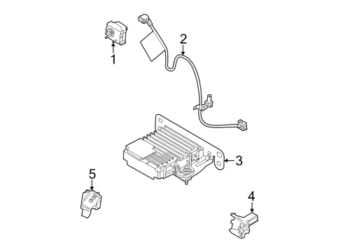 2022 Ford F-150 Lightning CABLE ASY Diagram for NL3Z-10E929-A