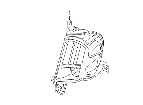 2020 Ford Edge LAMP ASY - FOG - FRONT Diagram for KT4Z-15201-B