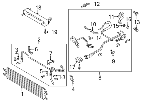 2021 Ford Police Interceptor Utility Oil Cooler Diagram 2