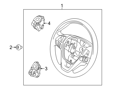 2019 Ford Police Interceptor Utility Steering Column & Wheel, Steering Gear & Linkage Diagram 7