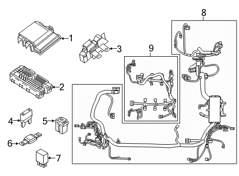 2022 Lincoln Corsair Fuse & Relay Diagram