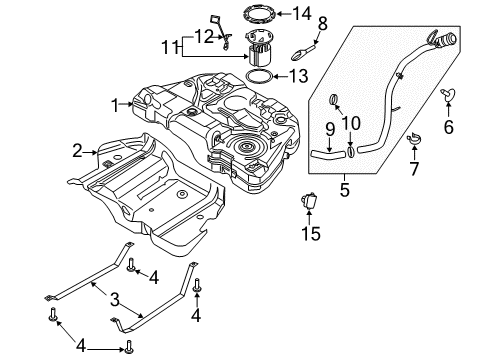 2020 Ford Fusion Fuel Supply Diagram 1