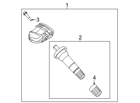 2023 Ford Escape Tire Pressure Monitoring Diagram