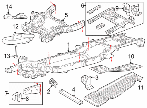 2020 Ford F-150 Frame & Components Diagram 4