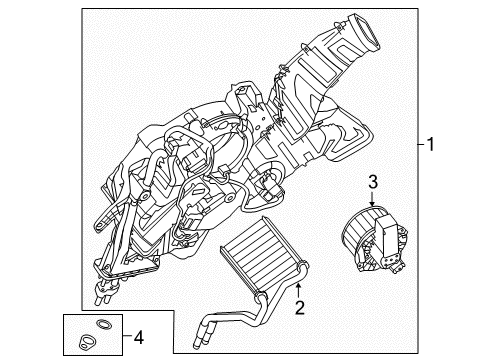 2019 Ford Police Interceptor Utility Auxiliary Heater & A/C Diagram