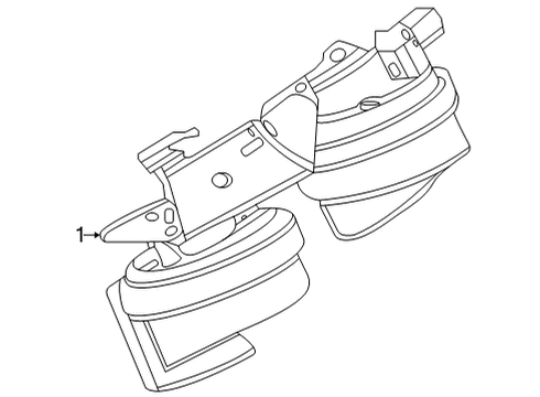 2022 Ford Maverick Horn Diagram