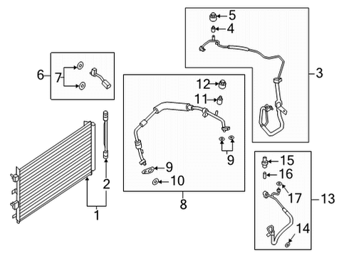 2022 Ford Maverick Switches & Sensors Diagram 1