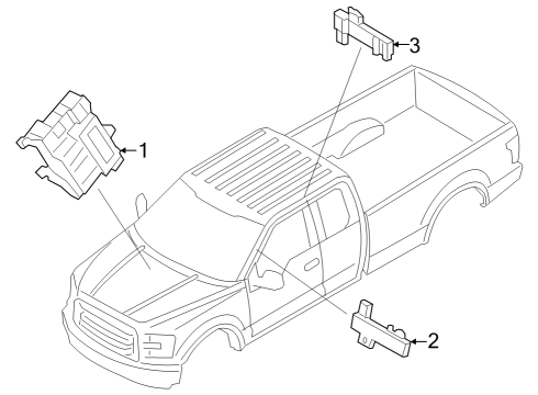 2023 Ford F-250 Super Duty Controls - Instruments & Gauges Diagram 2