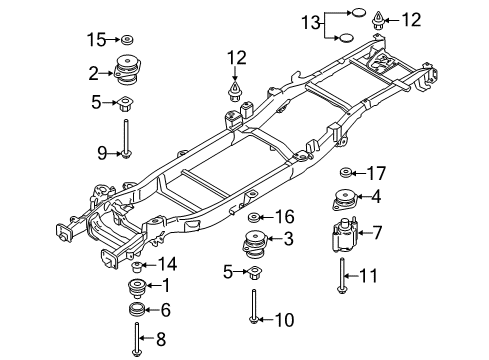 2020 Ford F-150 Frame & Components Diagram 8