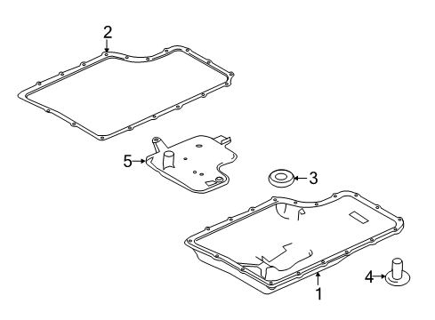 2022 Ford F-250 Super Duty Transmission Components Diagram 2