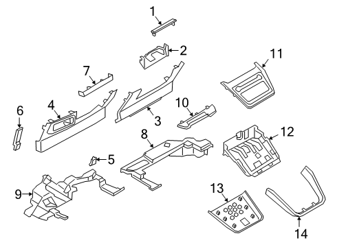 2020 Lincoln Corsair Cluster & Switches, Instrument Panel Diagram 3