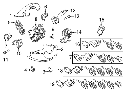 2021 Ford Transit Connect Switches Diagram 3