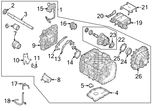 2023 Ford F-150 Lightning BOLT - HEX.HEAD Diagram for -W716498-S450