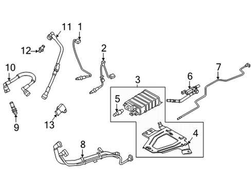 2022 Ford Bronco Emission Components Diagram 2