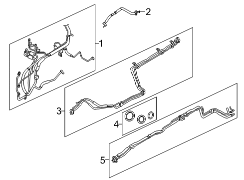 2022 Ford Transit Rear A/C Lines Diagram