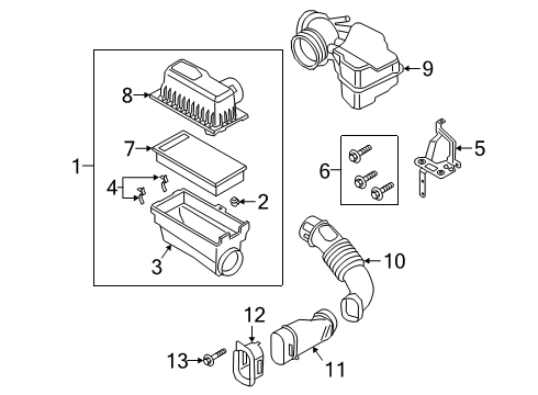 2023 Ford Police Interceptor Utility Air Intake Diagram 2