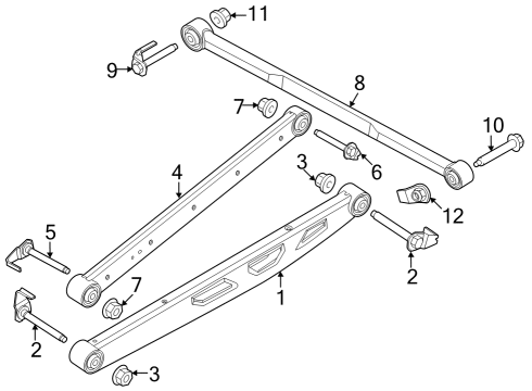 2022 Ford F-150 Rear Suspension Diagram 2