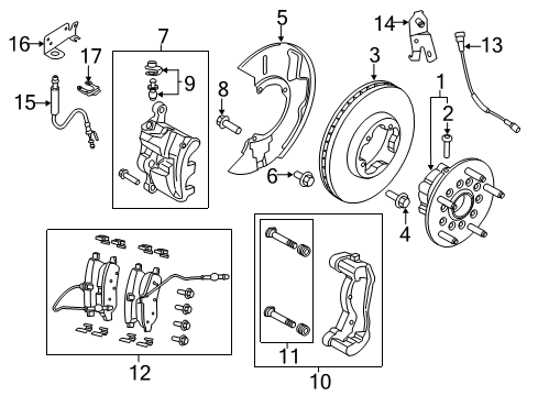 2023 Ford Transit Brake Components Diagram 2