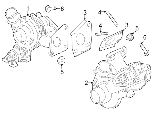 2023 Ford Bronco Turbocharger & Components Diagram 3