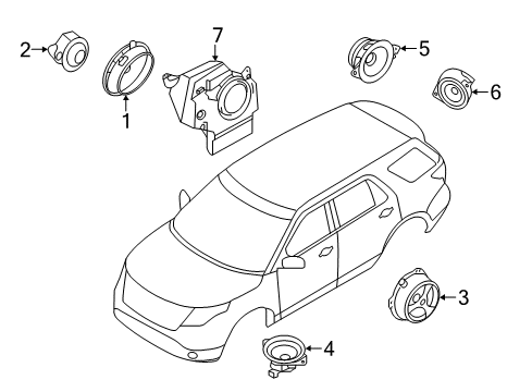 2019 Ford Police Interceptor Utility Sound System Diagram 5