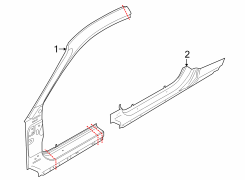 2024 Ford Mustang Aperture Panel Diagram 2