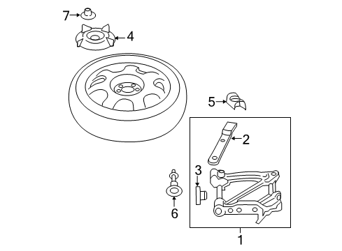 2020 Lincoln Continental Jack & Components Diagram