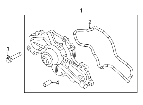 2019 Ford Police Interceptor Sedan Water Pump Diagram 1