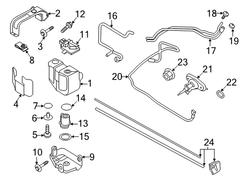 2021 Ford F-350 Super Duty Diesel Aftertreatment System Diagram 1