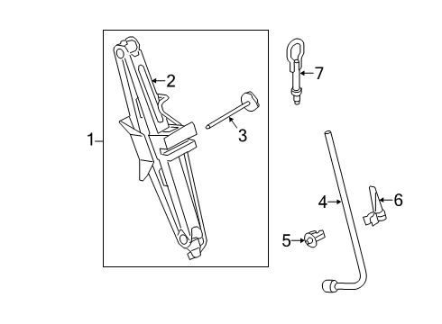 2022 Ford Transit Connect Jack & Components Diagram 2