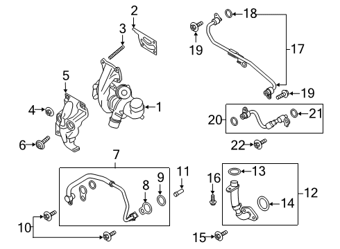 2022 Ford Edge Turbocharger Diagram 2