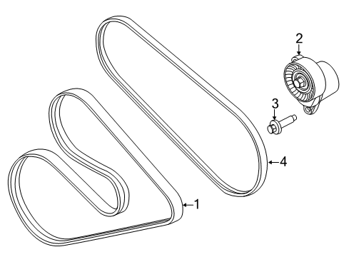 2020 Ford F-150 Belts & Pulleys Diagram 3