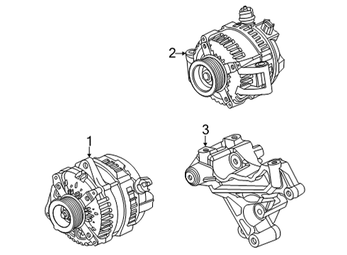 2021 Ford E-350/E-350 Super Duty Alternator Diagram 2