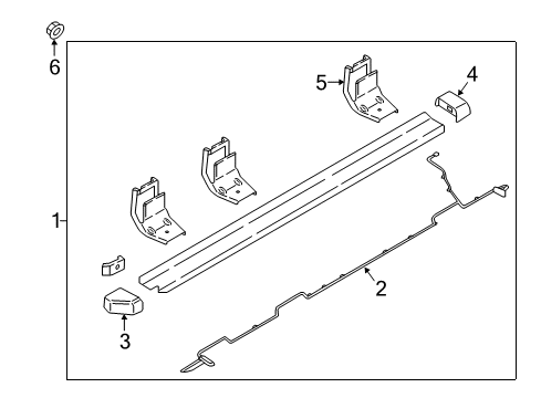 2020 Ford F-350 Super Duty Running Board Diagram 10