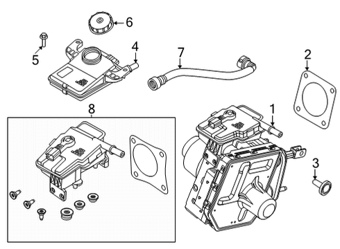 2023 Ford Mustang Mach-E Hydraulic System Diagram