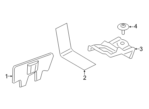 2020 Ford F-150 Heat Shields Diagram 3