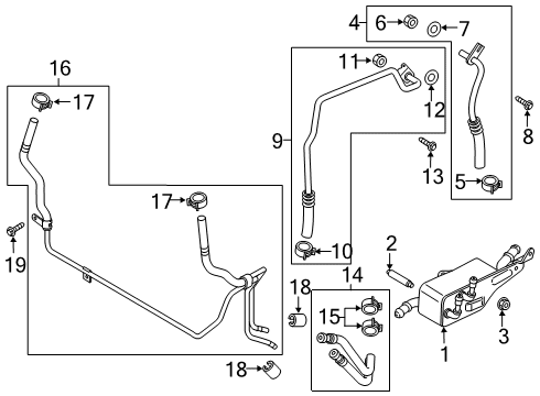 2023 Ford Edge Trans Oil Cooler Diagram 2