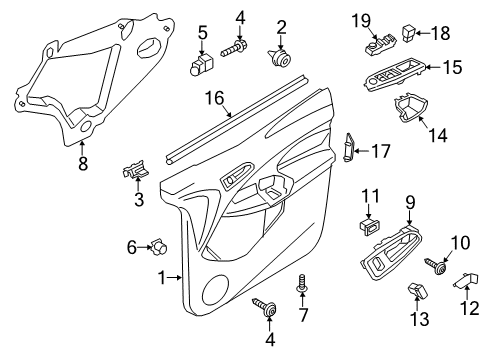 2005 Mercury Sable SHIELD - WATER SPLASH Diagram for DT1Z-61237A05-D