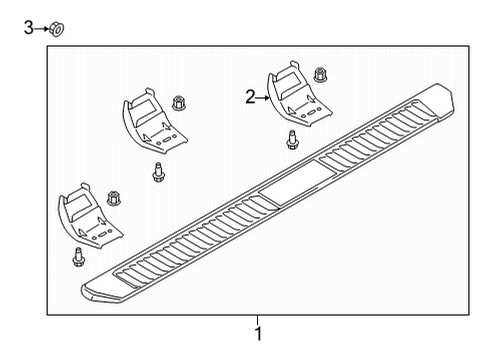 2022 Ford F-150 Running Board Diagram 11