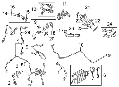 2018 Ford F-150 GASKET Diagram for RL3Z-9E464-B