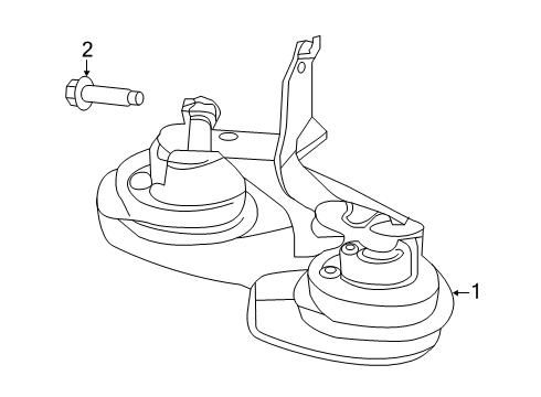 2022 Lincoln Corsair Horn Diagram