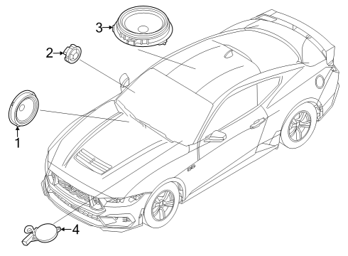 2024 Ford Mustang Sound System Diagram 3