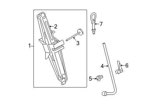 2021 Ford Transit Connect Jack & Components Diagram 2