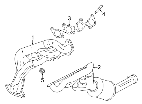 2021 Ford Mustang Exhaust Manifold Diagram 2